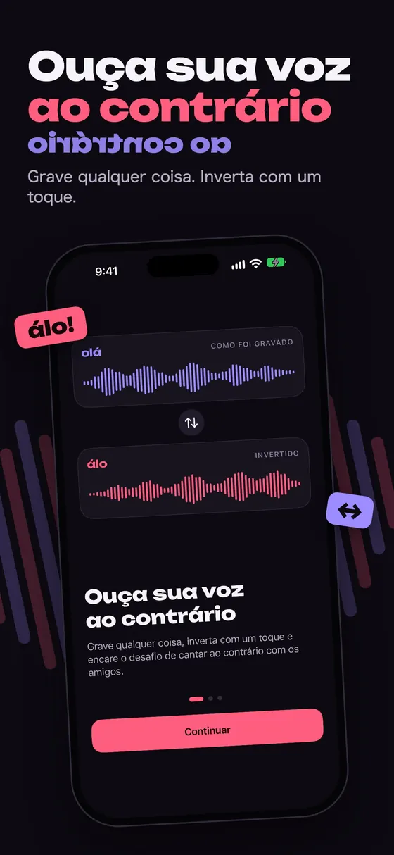 Reversy: grave sua voz e ouça ao contrário